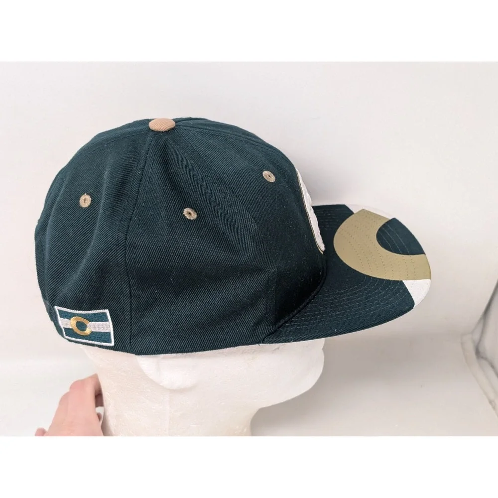 Colorado State University Rams CSU‎ Zephyr Snapback Hat Baseball Cap Logo VTG